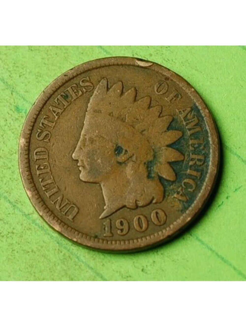 X318 1900 Indian Head Cent Penny 1c - Check Out Our eBay Store - old coin money